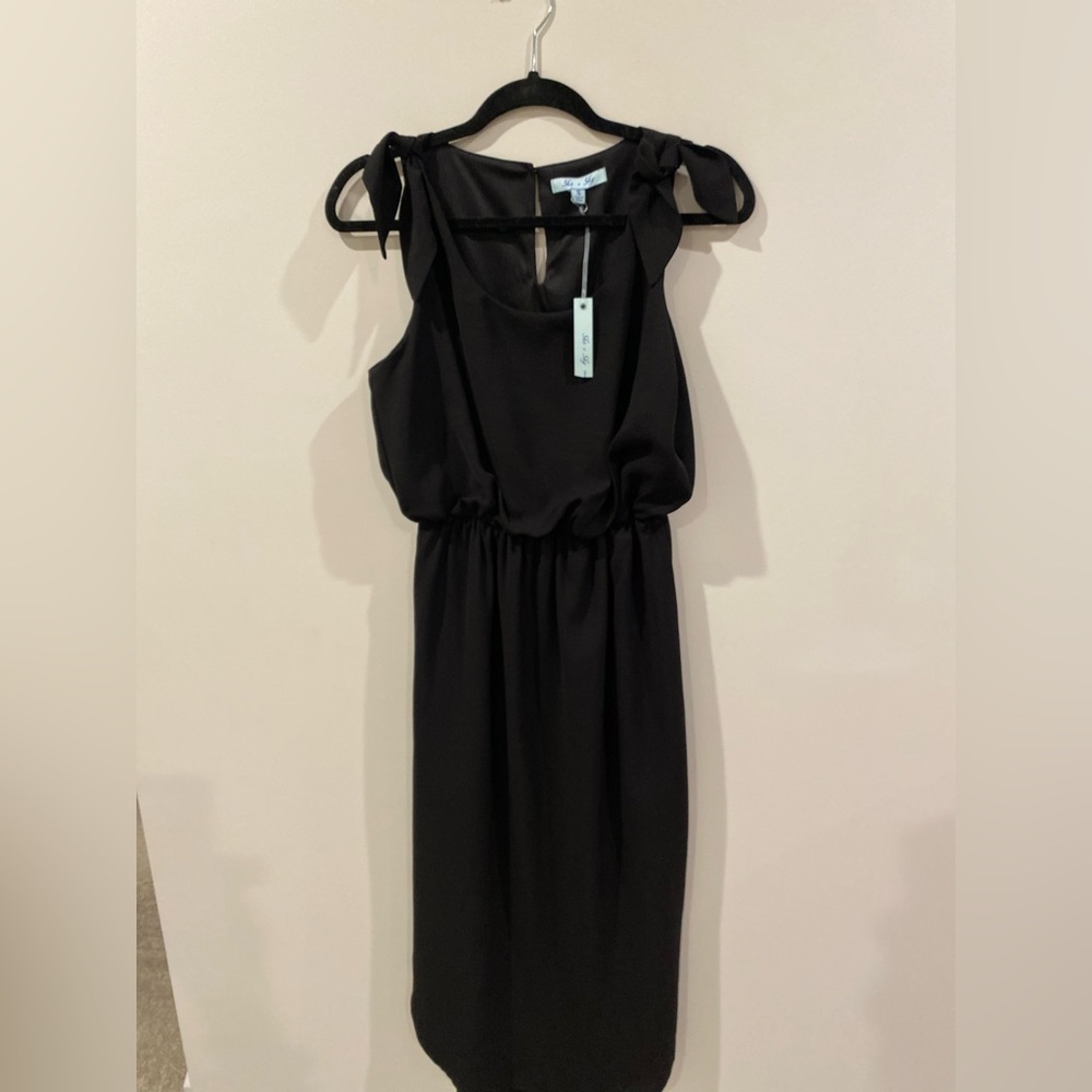 She + Sky Black Dress-NWT-size small